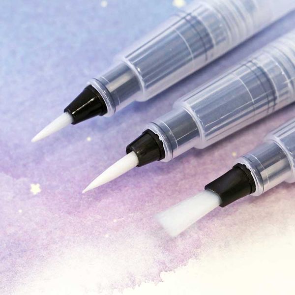 water brush ink pen for watercolor brush pen calligraphy painting illustration pen stationery refillable drawing art supplies, Black;red
water brush ink pen for watercolor brush pen calligraphy painting illustration pen stationery refillable drawing art supplies, Black;red