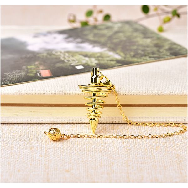 1 шт. унисекс металлический маятник пендуло маятника маятника для дозирования спиральный конус пирамиды пендулы reiki золотой серебряный цве, Silver
1 шт. унисекс металлический маятник пендуло маятника маятника для дозирования спиральный конус пирамиды пендулы reiki золотой серебряный цве, Silver