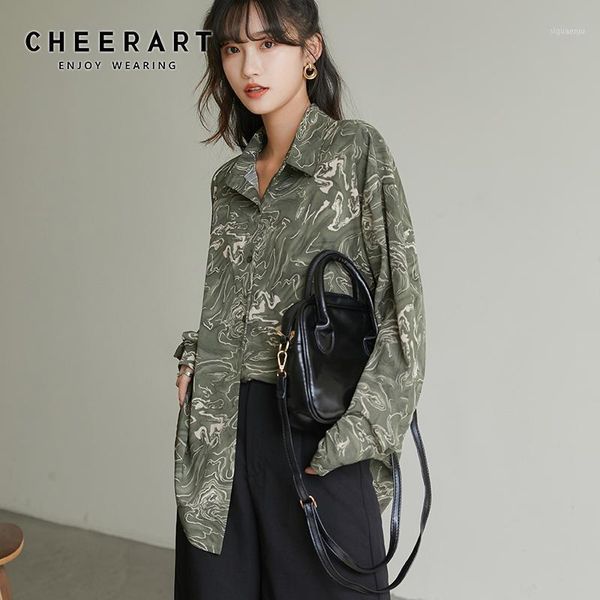 cheerart vintage chiffon long sleeve blouse loose button up collar shirt korean fashion green fall 2020 women clothing1, White
cheerart vintage chiffon long sleeve blouse loose button up collar shirt korean fashion green fall 2020 women clothing1, White