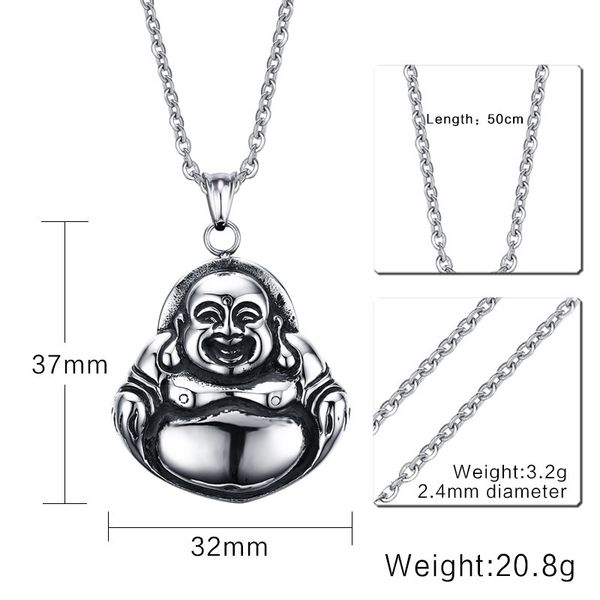 fxm cce58 stainless steel necklace sell gold color single 37mm buddha gift women jewelry q1209, Bronze;silver
fxm cce58 stainless steel necklace sell gold color single 37mm buddha gift women jewelry q1209, Bronze;silver