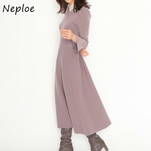 neploe autumn japan style new flare sleeve dress fashion vintage detachable peter pan collar vestidos sweet warm women dresses, Black;gray
neploe autumn japan style new flare sleeve dress fashion vintage detachable peter pan collar vestidos sweet warm women dresses, Black;gray