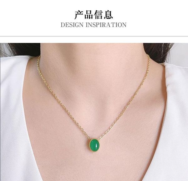 2021 new fashion color stone necklace s925 silver necklace suitable for couple gifts
2021 new fashion color stone necklace s925 silver necklace suitable for couple gifts