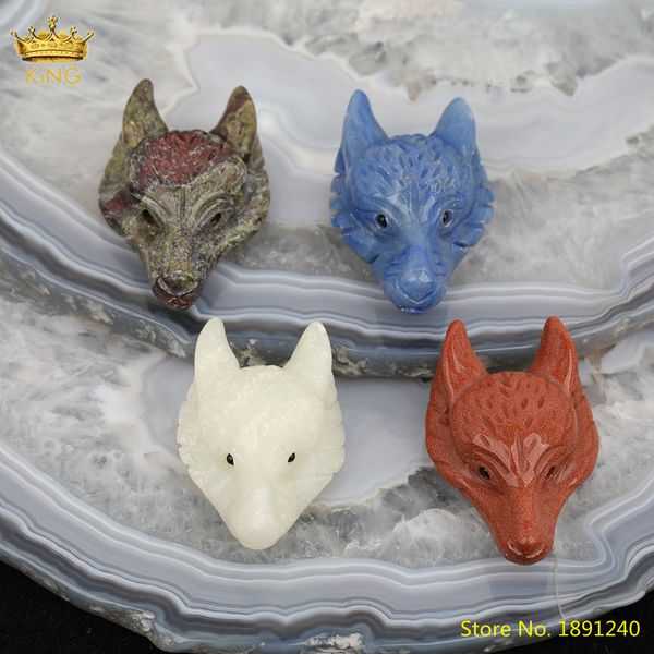 2pcs/lot 27x40mm natural lemon jades sodalite stone carved wolf head pendant jewelry,drilled animal figurine chakra jewelry q1209, Bronze;silver
2pcs/lot 27x40mm natural lemon jades sodalite stone carved wolf head pendant jewelry,drilled animal figurine chakra jewelry q1209, Bronze;silver