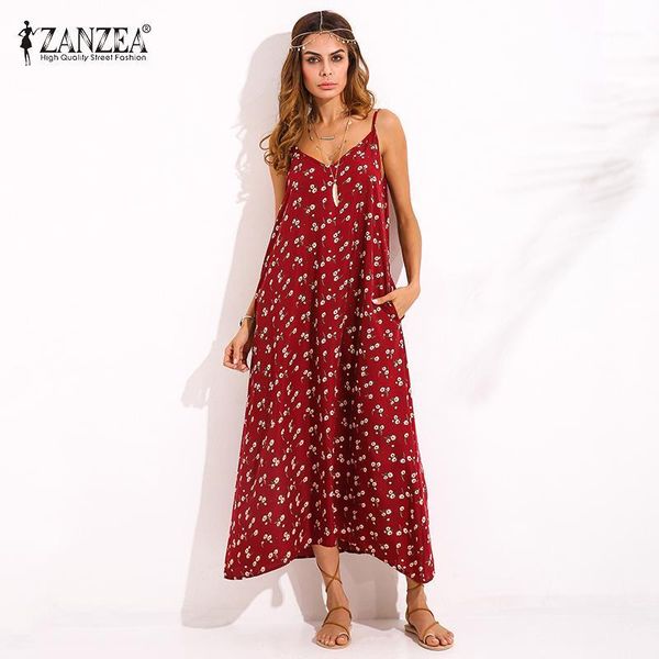 2017 zanzea boho womens floral print v neck sleeveless sundress summer beach evening strappy pockets maxi long dress vestidos1, White;black
2017 zanzea boho womens floral print v neck sleeveless sundress summer beach evening strappy pockets maxi long dress vestidos1, White;black