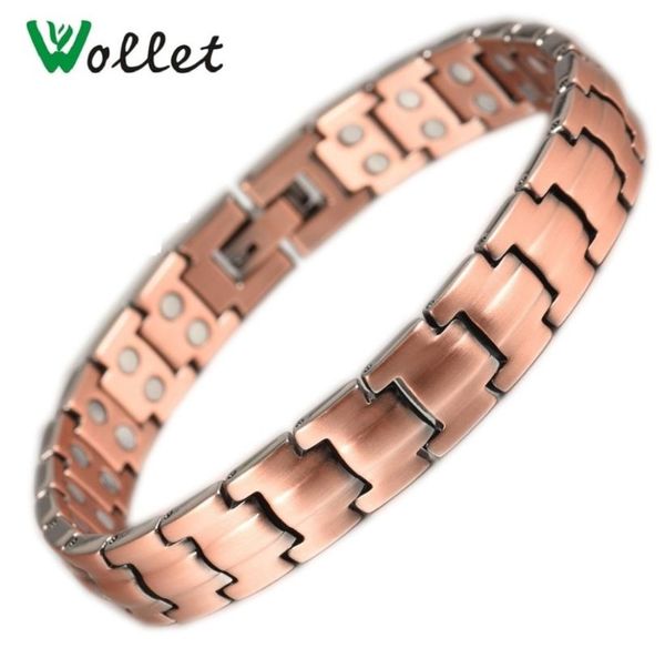 link, chain inox jewelry lover couple copper magnetic bracelet bangle for women men anti arthritis health energy healing two row magnet, Black
link, chain inox jewelry lover couple copper magnetic bracelet bangle for women men anti arthritis health energy healing two row magnet, Black