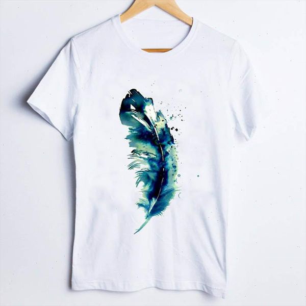 tees for women print feather watercolor cute casual cartoon 90s ladies clothes lady clothing female t shirt womens t shirt, White
tees for women print feather watercolor cute casual cartoon 90s ladies clothes lady clothing female t shirt womens t shirt, White
