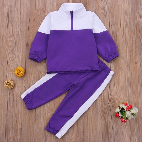 toddler baby fall clothes, long sleeve stand collar half zip sweatshirt and pants 2pcs outfits set, White
toddler baby fall clothes, long sleeve stand collar half zip sweatshirt and pants 2pcs outfits set, White