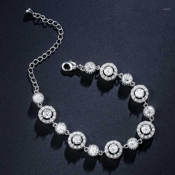 uilz romantic round shape white & bule cubic zirconia charm adjustable bracelets for women fashion bridal jewelry ub21521, Black
uilz romantic round shape white & bule cubic zirconia charm adjustable bracelets for women fashion bridal jewelry ub21521, Black