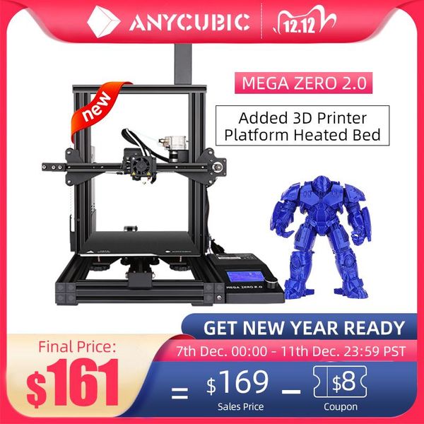 printers anycubic mega zero 2.0 fdm 3d printer with heated bed all-metal frame diy printing
printers anycubic mega zero 2.0 fdm 3d printer with heated bed all-metal frame diy printing