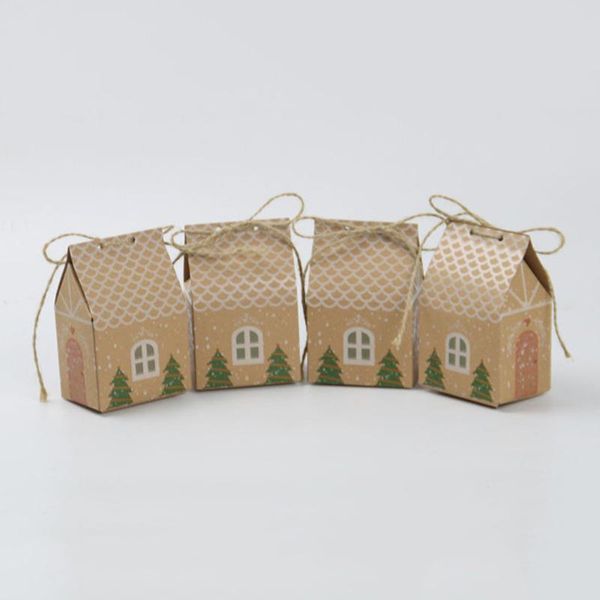 christmas decorations 50pcs/lot kraft paper small house candy box gift packaging for chocolate cookies xmas party supplies
christmas decorations 50pcs/lot kraft paper small house candy box gift packaging for chocolate cookies xmas party supplies