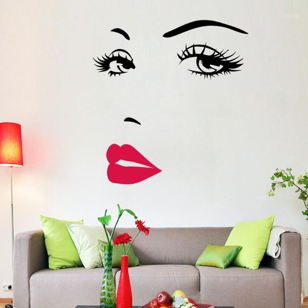 diy beautiful face eyes and lips wall art sticker 8469 painting room home decoration finished1
diy beautiful face eyes and lips wall art sticker 8469 painting room home decoration finished1