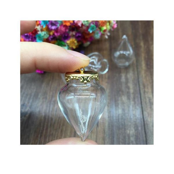 100sets clear water drop shape glass globe jewelry findings charm glass wish bottle vial cover pendant necklace with 1 bbyuje, Black
100sets clear water drop shape glass globe jewelry findings charm glass wish bottle vial cover pendant necklace with 1 bbyuje, Black