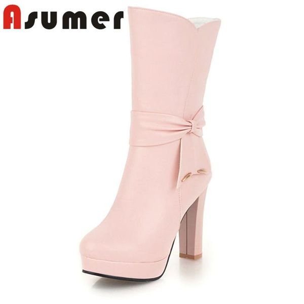 asumer 2020 fashion bowknot ankle boots for women solid zip high heels boots round toe elegant daily winter, Black
asumer 2020 fashion bowknot ankle boots for women solid zip high heels boots round toe elegant daily winter, Black