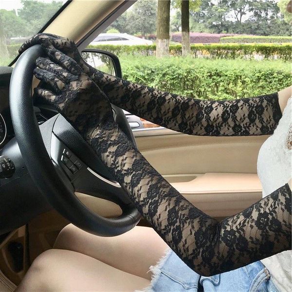 five fingers gloves 55cm 42cm lace thin black red transparent long soft breathable solid women performance party elasticity, Blue;gray
five fingers gloves 55cm 42cm lace thin black red transparent long soft breathable solid women performance party elasticity, Blue;gray