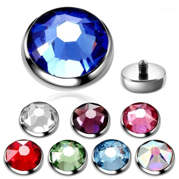 1pc titanium dermal piercings micro dermal anchor threading skin diver crystal piercings hide in surface body jewelry1, Slivery;golden
1pc titanium dermal piercings micro dermal anchor threading skin diver crystal piercings hide in surface body jewelry1, Slivery;golden