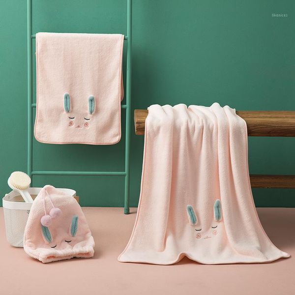 bath towel set coral velvet towel bath dry hair cap soft cute three piece set can wrap women at home to absorb water1
bath towel set coral velvet towel bath dry hair cap soft cute three piece set can wrap women at home to absorb water1