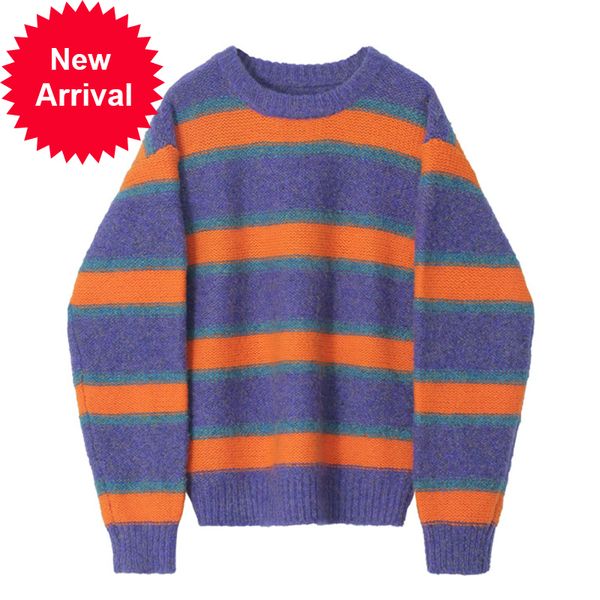 women's blouse autumn thick winter striped the-neck long sleeve soft mohair loose chic casual pullovers knitted in japan stylec-354, White;black
women's blouse autumn thick winter striped the-neck long sleeve soft mohair loose chic casual pullovers knitted in japan stylec-354, White;black