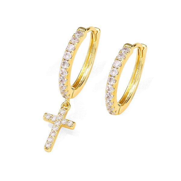 uilz new fashion cz crystal cross asymmetry hoop earrings for women korean wedding jewellery christmas gift, Golden;silver
uilz new fashion cz crystal cross asymmetry hoop earrings for women korean wedding jewellery christmas gift, Golden;silver