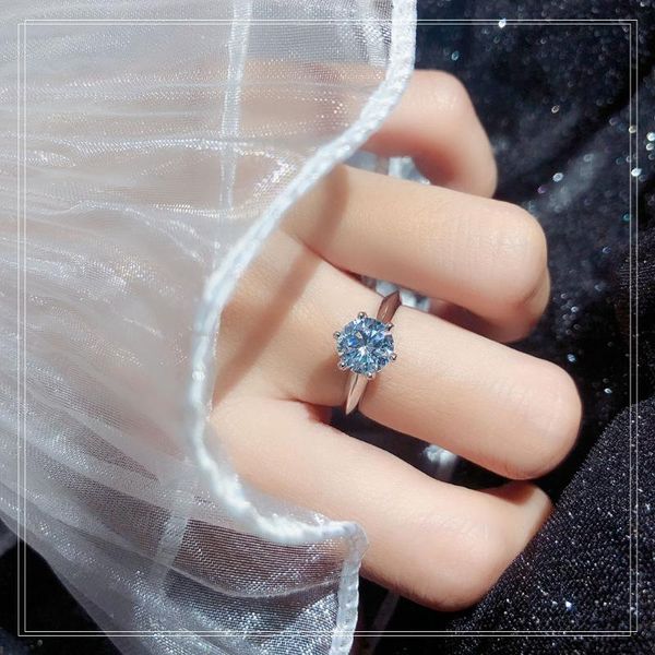 cluster rings classic six claw diamond ring 925 sterling silver propose marriage lovers women elegant temperament noble and luxurious #8, Golden;silver
cluster rings classic six claw diamond ring 925 sterling silver propose marriage lovers women elegant temperament noble and luxurious #8, Golden;silver