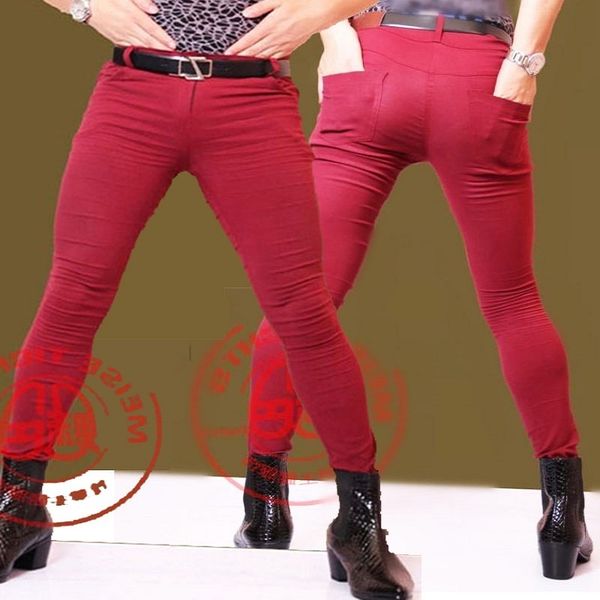 stylish metrosexual trousers men's tight jeans bag legs hair stylist slim-fitting pencil fad boots pants plus size ny, Black
stylish metrosexual trousers men's tight jeans bag legs hair stylist slim-fitting pencil fad boots pants plus size ny, Black