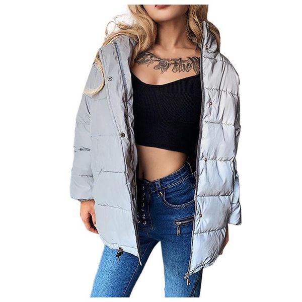 winter woman jacket coat autumn winter warm hiphop zipper stand collar mid-length reflective cotton jacket #t2g, Black;brown
winter woman jacket coat autumn winter warm hiphop zipper stand collar mid-length reflective cotton jacket #t2g, Black;brown