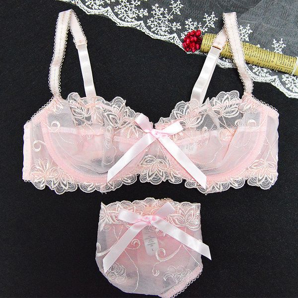 yandw bra brief sets bra thin transparent panties embroidery underwear set women lace brassiere lingerie plus size lj201031, Red;black
yandw bra brief sets bra thin transparent panties embroidery underwear set women lace brassiere lingerie plus size lj201031, Red;black