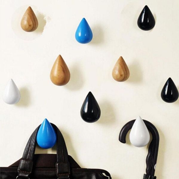 hooks & rails 1 pcs creative design water drop shape wood wall hanger hook fitting room cloakroom decoration
hooks & rails 1 pcs creative design water drop shape wood wall hanger hook fitting room cloakroom decoration
