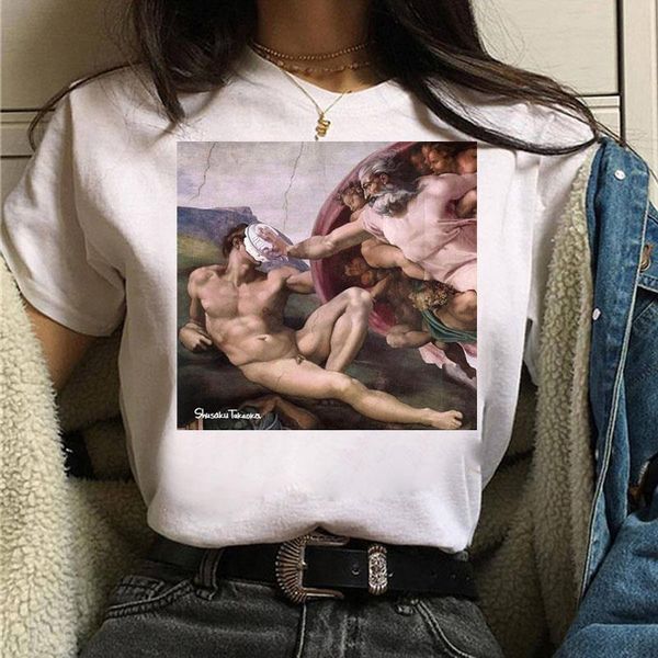 vaporwave michelangelo tshirt women tshirt aesthetic t shirt fashion harajuku tshirt funny graphic t-shirt tee female tee, White
vaporwave michelangelo tshirt women tshirt aesthetic t shirt fashion harajuku tshirt funny graphic t-shirt tee female tee, White