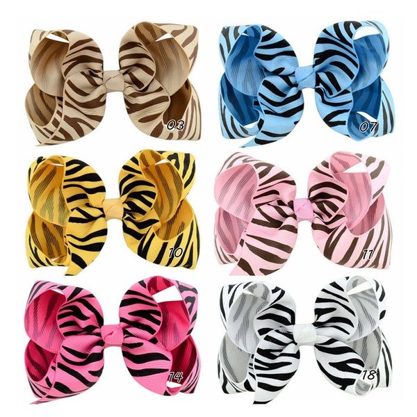 4inch 6 color print zebra pattern grosgrain ribbon bows with hair clips boutique ribbon bow print hair accessories for girls 775 qo99, Slivery;white
4inch 6 color print zebra pattern grosgrain ribbon bows with hair clips boutique ribbon bow print hair accessories for girls 775 qo99, Slivery;white