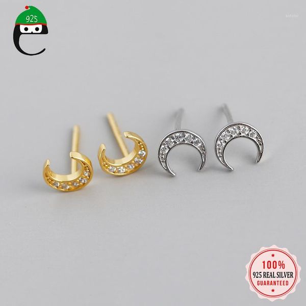 elfoplatasi minimalist 925 sterling silver fashion moon zircon stud earrings for women christmas gift korean jewelry da12841, Golden;silver
elfoplatasi minimalist 925 sterling silver fashion moon zircon stud earrings for women christmas gift korean jewelry da12841, Golden;silver