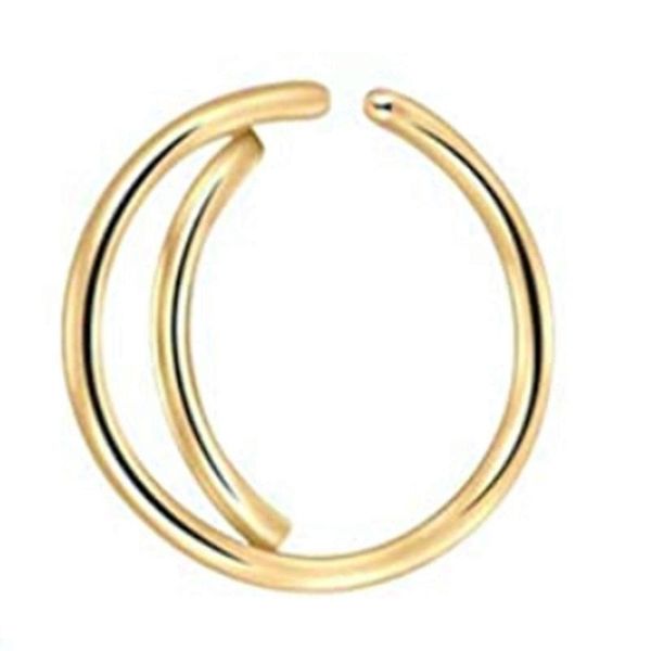 1pcs stainless steel fake nose ring hoop pack non piercing septum ring fake lip piercing ring faux helix piercing daith earring wmtlos, Slivery;golden
1pcs stainless steel fake nose ring hoop pack non piercing septum ring fake lip piercing ring faux helix piercing daith earring wmtlos, Slivery;golden