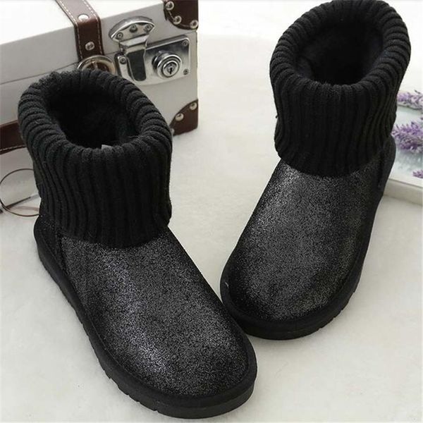 2020 women genuine leather snow ankle boots winter shoes warm selling ing, Black
2020 women genuine leather snow ankle boots winter shoes warm selling ing, Black