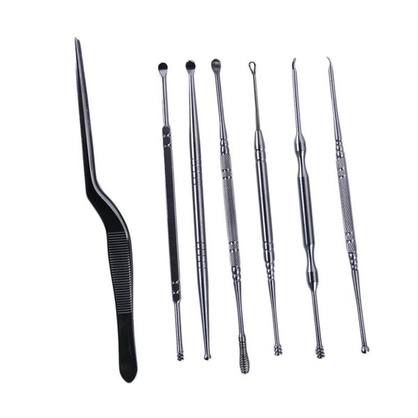 7pcs/set ear wax pickers cleaner stainless steel earpick wax remover curette ear pick cleaner spoon
7pcs/set ear wax pickers cleaner stainless steel earpick wax remover curette ear pick cleaner spoon