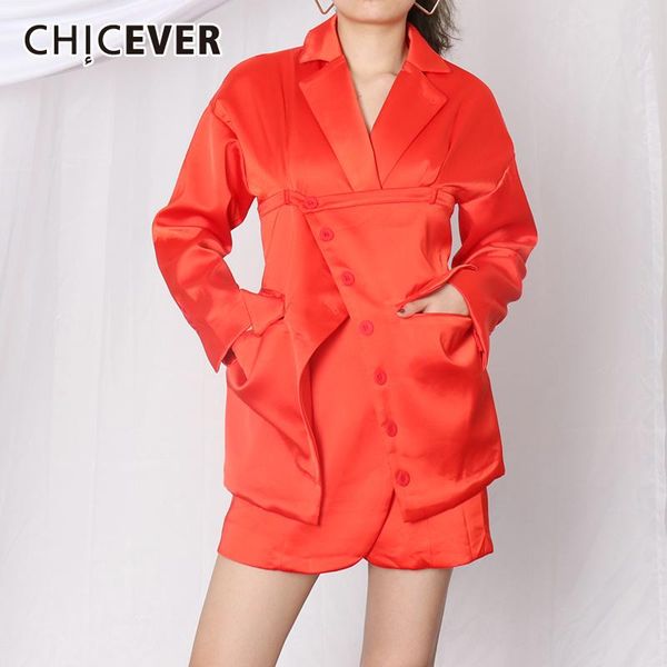 chicever red blazer for women notched collar long sleeve patchwork pockets loose high street casual coats female 2021 autumn new, White;black
chicever red blazer for women notched collar long sleeve patchwork pockets loose high street casual coats female 2021 autumn new, White;black