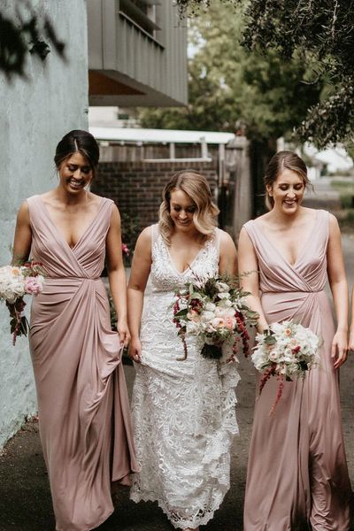 elegant v-neck bridesmaid dresses long prom dress maid of honor dress for wedding party custom made, White;pink
elegant v-neck bridesmaid dresses long prom dress maid of honor dress for wedding party custom made, White;pink