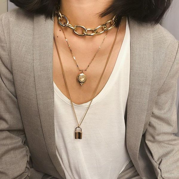 pendant necklaces fashion gold silver color openable heart choker necklace thick chain women layered statement collier
pendant necklaces fashion gold silver color openable heart choker necklace thick chain women layered statement collier