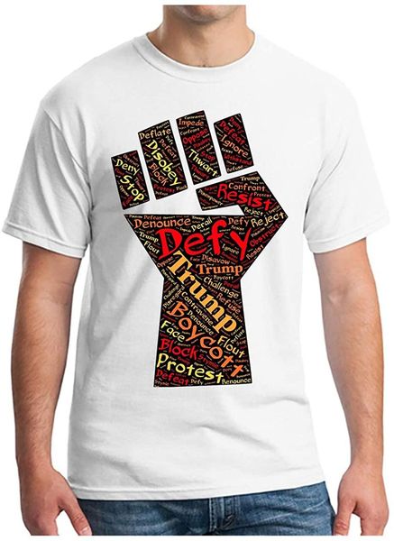 mens defiance fist resist boycott oppression cotton comfort short sleeve crew neck t-shirts casual sportswear male tees wholesale, White;black 
mens defiance fist resist boycott oppression cotton comfort short sleeve crew neck t-shirts casual sportswear male tees wholesale, White;black