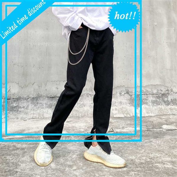 high street ankle zipper black washed jeans for men oversize loose casual pencil pants hip hop baggy denim trousers
high street ankle zipper black washed jeans for men oversize loose casual pencil pants hip hop baggy denim trousers