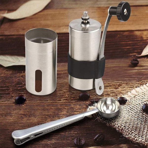 black grinder mini stainless steel hand manual handmade coffee bean burr grinders mill kitchen tool q0109
black grinder mini stainless steel hand manual handmade coffee bean burr grinders mill kitchen tool q0109