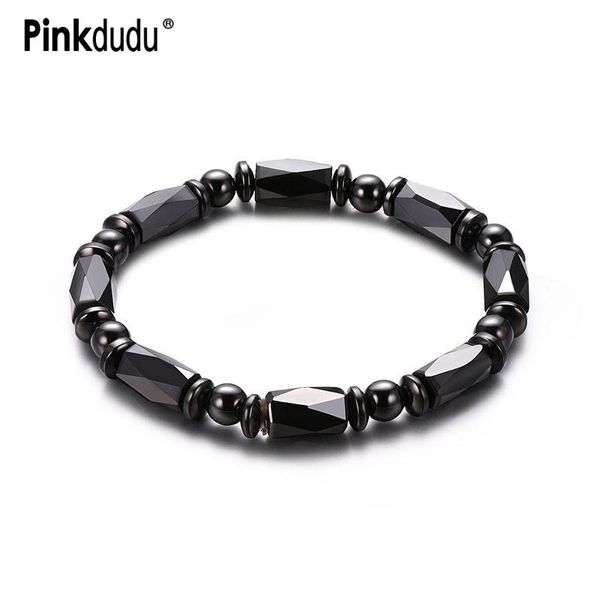 bangle pinkdudu natural stone magnetic hematite bracelet for men women strand bracelets healthy energy balance healing bangles pd197, Black
bangle pinkdudu natural stone magnetic hematite bracelet for men women strand bracelets healthy energy balance healing bangles pd197, Black