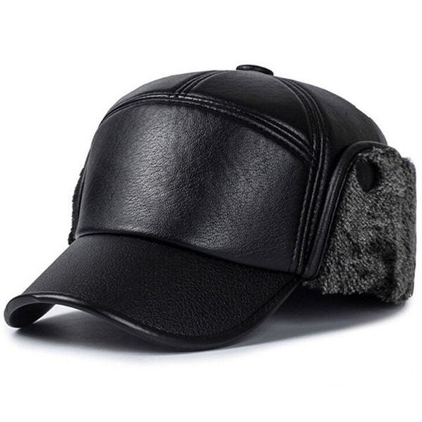 fashion men leather trapper new hat baseball cap outdoors hunting aviator ear flap winter men women caps casual visor adjustable, Blue;gray 
fashion men leather trapper new hat baseball cap outdoors hunting aviator ear flap winter men women caps casual visor adjustable, Blue;gray