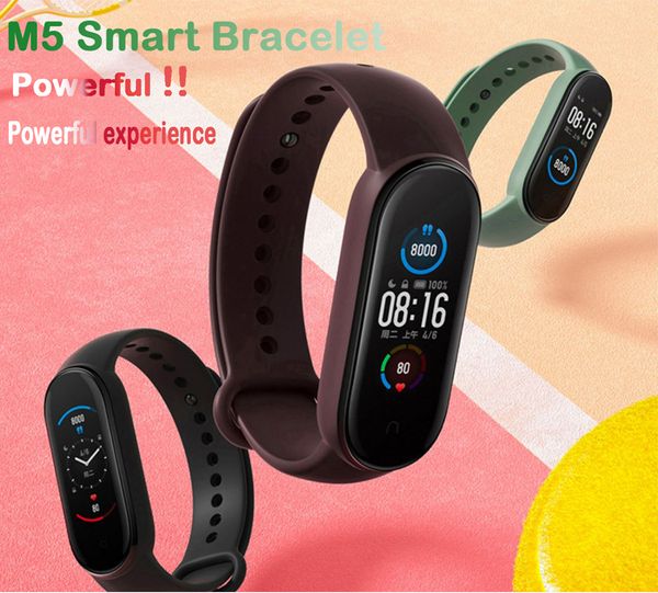 Image of M5 Smart watch 5 Real Heart Rate Blood Pressure Wristbands Sport Smartwatch Monitor Health Fitness Tracker smart Watch Smart Call Bracelet 1