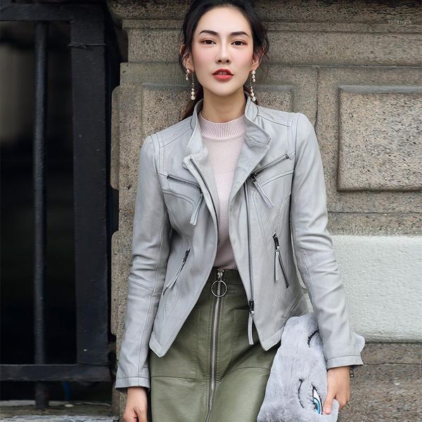 geniune leather jacket women sheepskin leather plus size jacket short motocycle outwear jaqueta de couro 6661 mf1691, Black
geniune leather jacket women sheepskin leather plus size jacket short motocycle outwear jaqueta de couro 6661 mf1691, Black