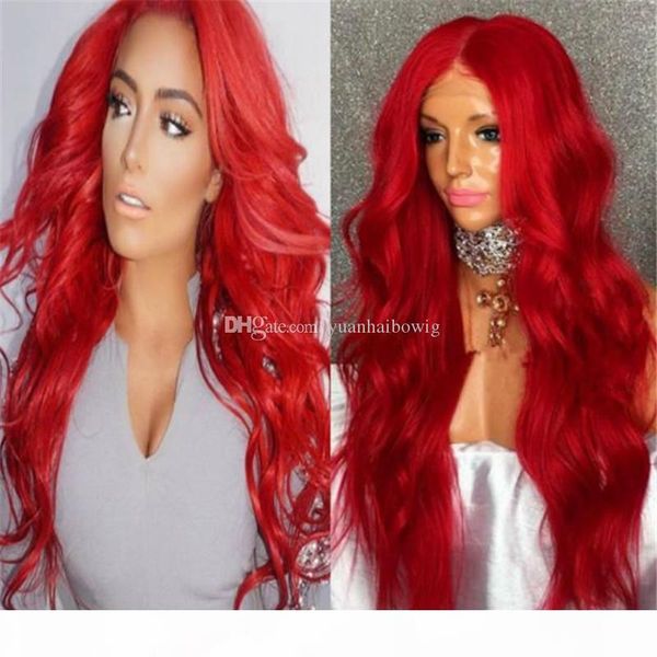 2017 popular brazilian virgin hair lace wig loose wave red full lace wig ing, Black;brown 
2017 popular brazilian virgin hair lace wig loose wave red full lace wig ing, Black;brown