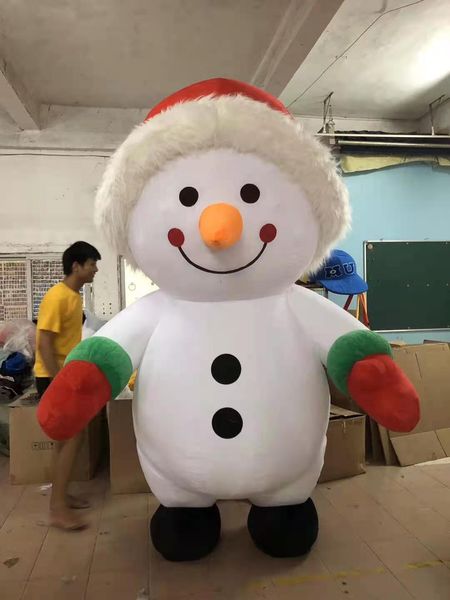 2.6m high inflatable santa claus snowman mascot costume fancy dress christmas party kawaii mascot costume carnival costumes ship, Red;yellow
2.6m high inflatable santa claus snowman mascot costume fancy dress christmas party kawaii mascot costume carnival costumes ship, Red;yellow