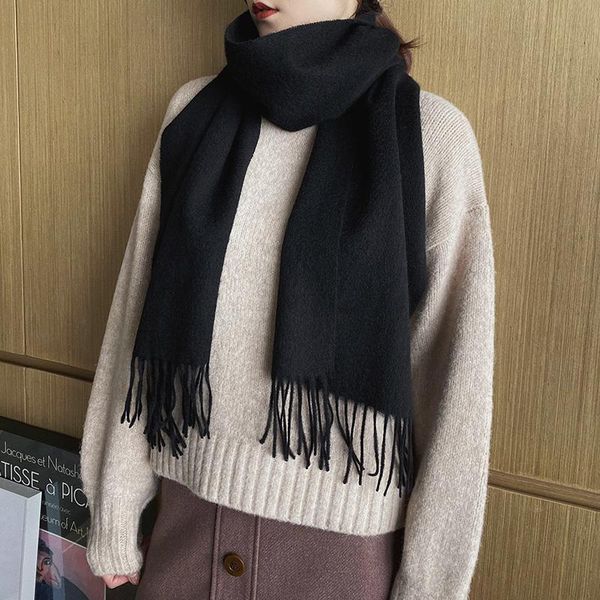 chen xiaoying jupiter qiu dong is pure color joker warm woolen scarf new female fashion comfortable soft collar, Blue;gray
chen xiaoying jupiter qiu dong is pure color joker warm woolen scarf new female fashion comfortable soft collar, Blue;gray