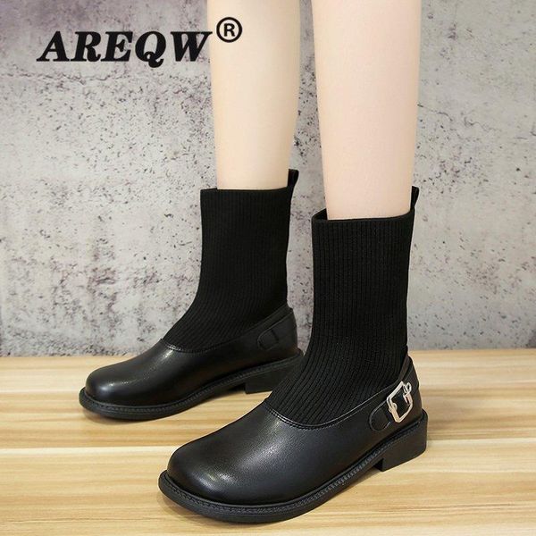 ankle boots for women 2021 autumn motorcycle boots thick heel platfoankle brm shoes woman slip on round toe fashion, Black
ankle boots for women 2021 autumn motorcycle boots thick heel platfoankle brm shoes woman slip on round toe fashion, Black