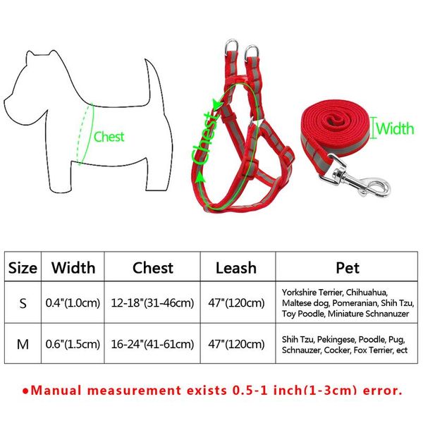 7 colors nylon reflective dog harness leash lead set for small medium dogs puppy chihuahua yo sqcrdf
7 colors nylon reflective dog harness leash lead set for small medium dogs puppy chihuahua yo sqcrdf