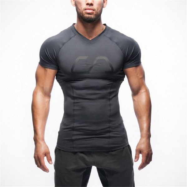 running jerseys tight compression clothing men's sports elastic short-sleeved v-neck sculpting breathable quick-drying t-shirt gym, Black;blue
running jerseys tight compression clothing men's sports elastic short-sleeved v-neck sculpting breathable quick-drying t-shirt gym, Black;blue