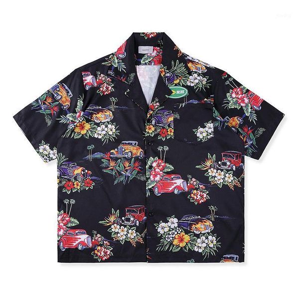high street holiday style print shirt hawaii ins street flower plant car print short sleeve shirt1, White;black
high street holiday style print shirt hawaii ins street flower plant car print short sleeve shirt1, White;black